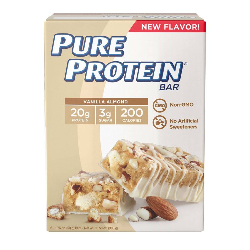 Pure Protein Bar - Vanilla Almond - 6pk