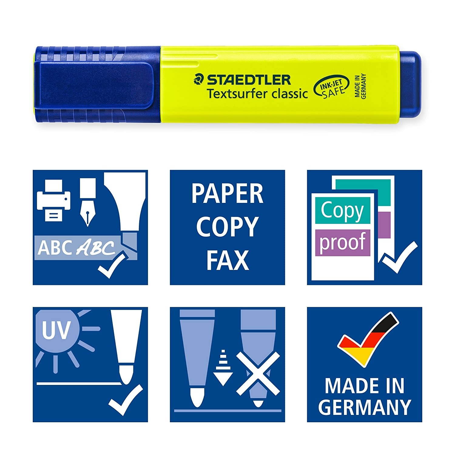STAEDTLER 364 A WP8 Textsurfer Highlighter Bonus Pack, Assorted Colours, Pack of 6 + 2