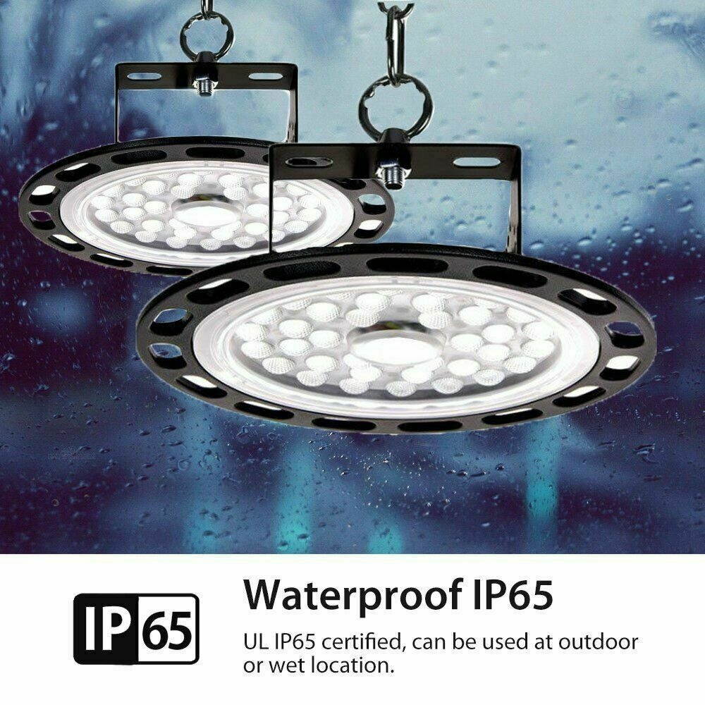 100 Watt UFO LED High Bay Light Warehouse Shop Workshop Light Fixture 8000LM