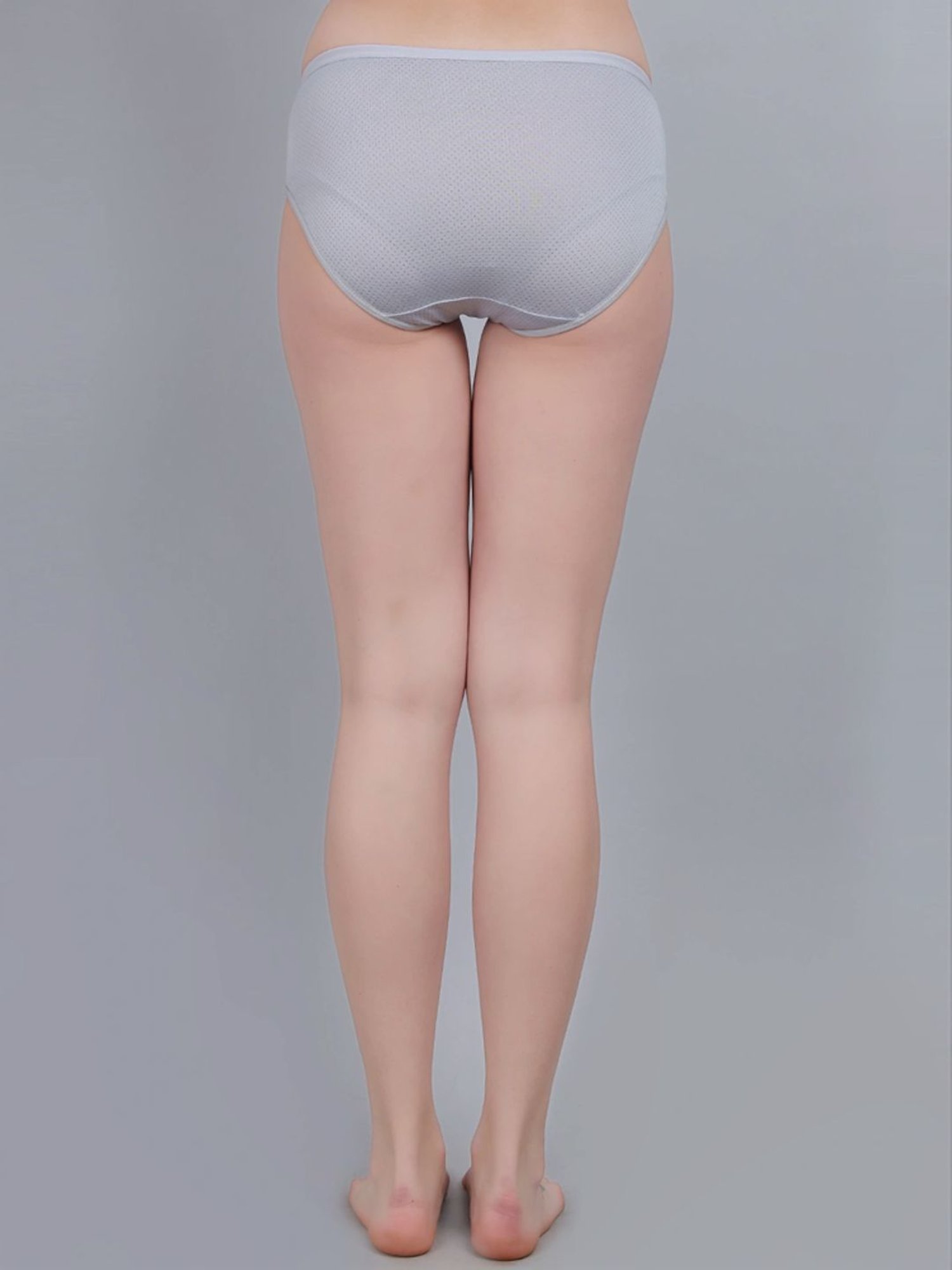 mod & shy Grey Cotton Hipster Panty