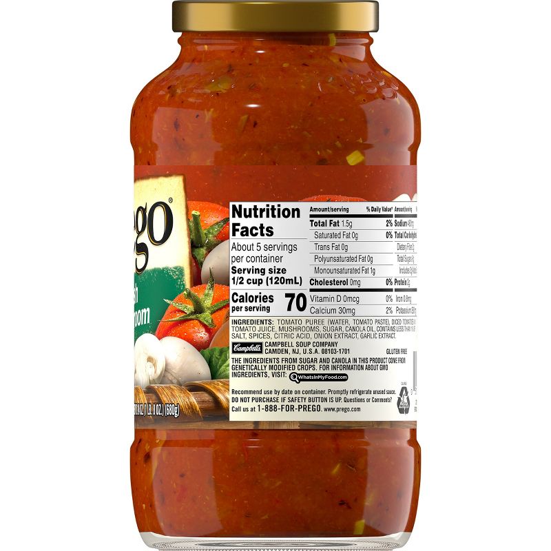 Prego Fresh Mushroom Italian Sauce 24oz