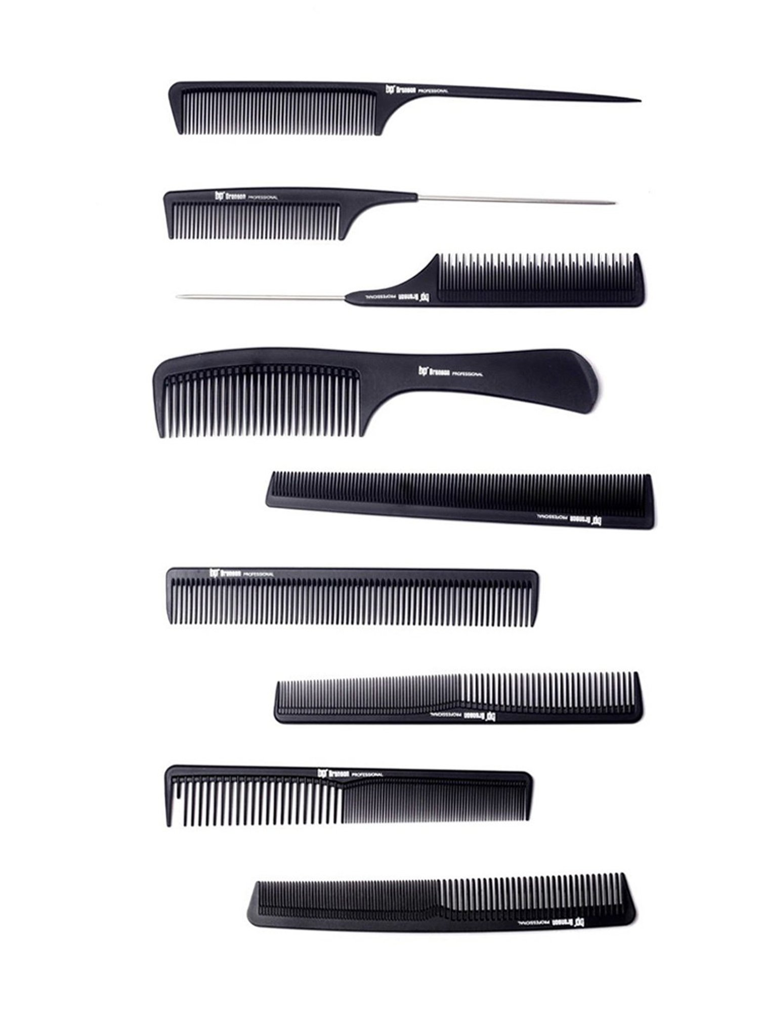 Bronson Professional Comb Set - 9 Pcs