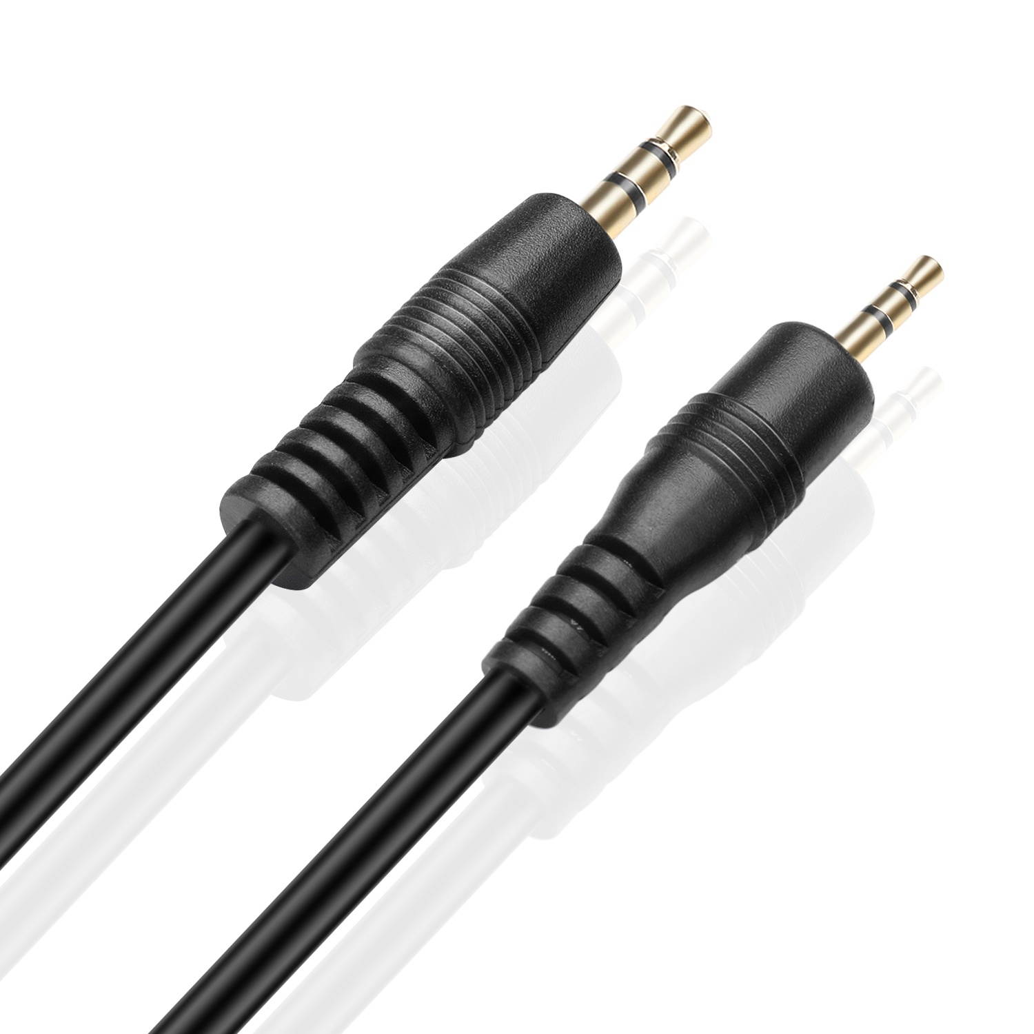 2.5mm to 3.5mm Adapter Cable (3FT) - Bi-Directional Male to Male 2.5 to 3.5 Subminiature Stereo Audio Jack Extension Converter Cable Gold Plated Headset Headphone AUX Connector Wire Cord Plug
