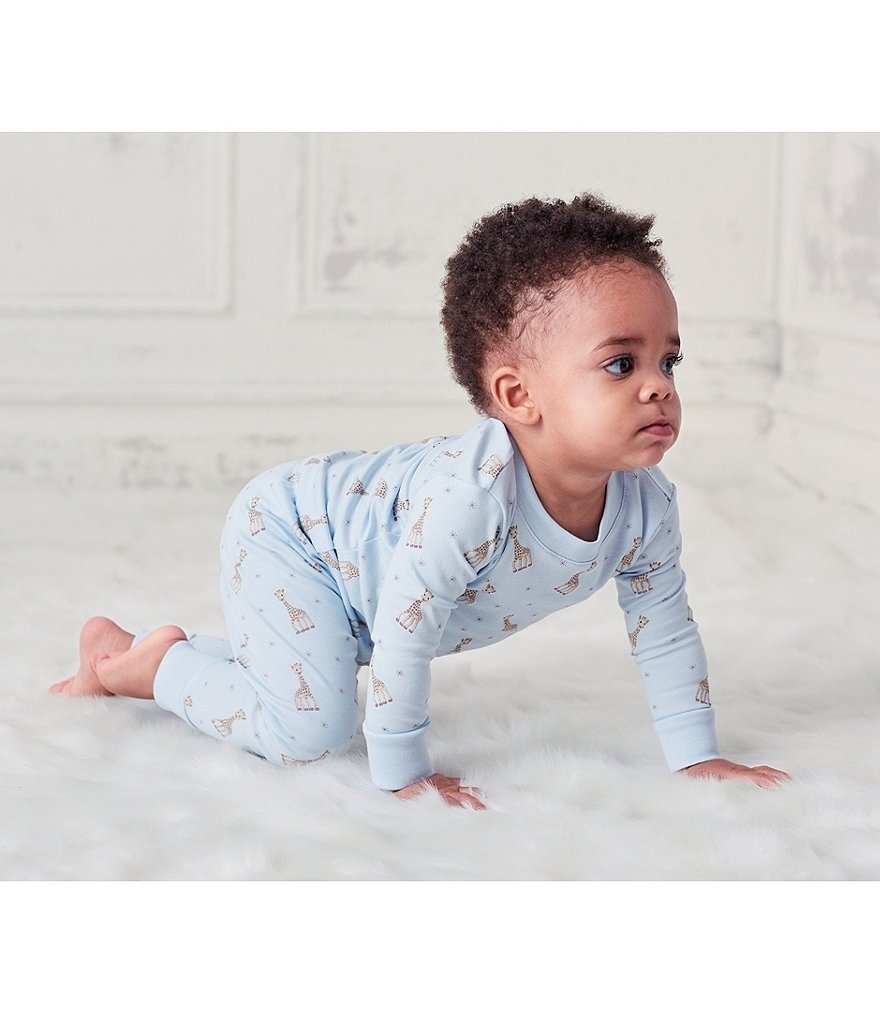 Kissy Kissy Baby Boys 12-24 Months Sophie La Girafe Printed Top & Bottom Pajama Set