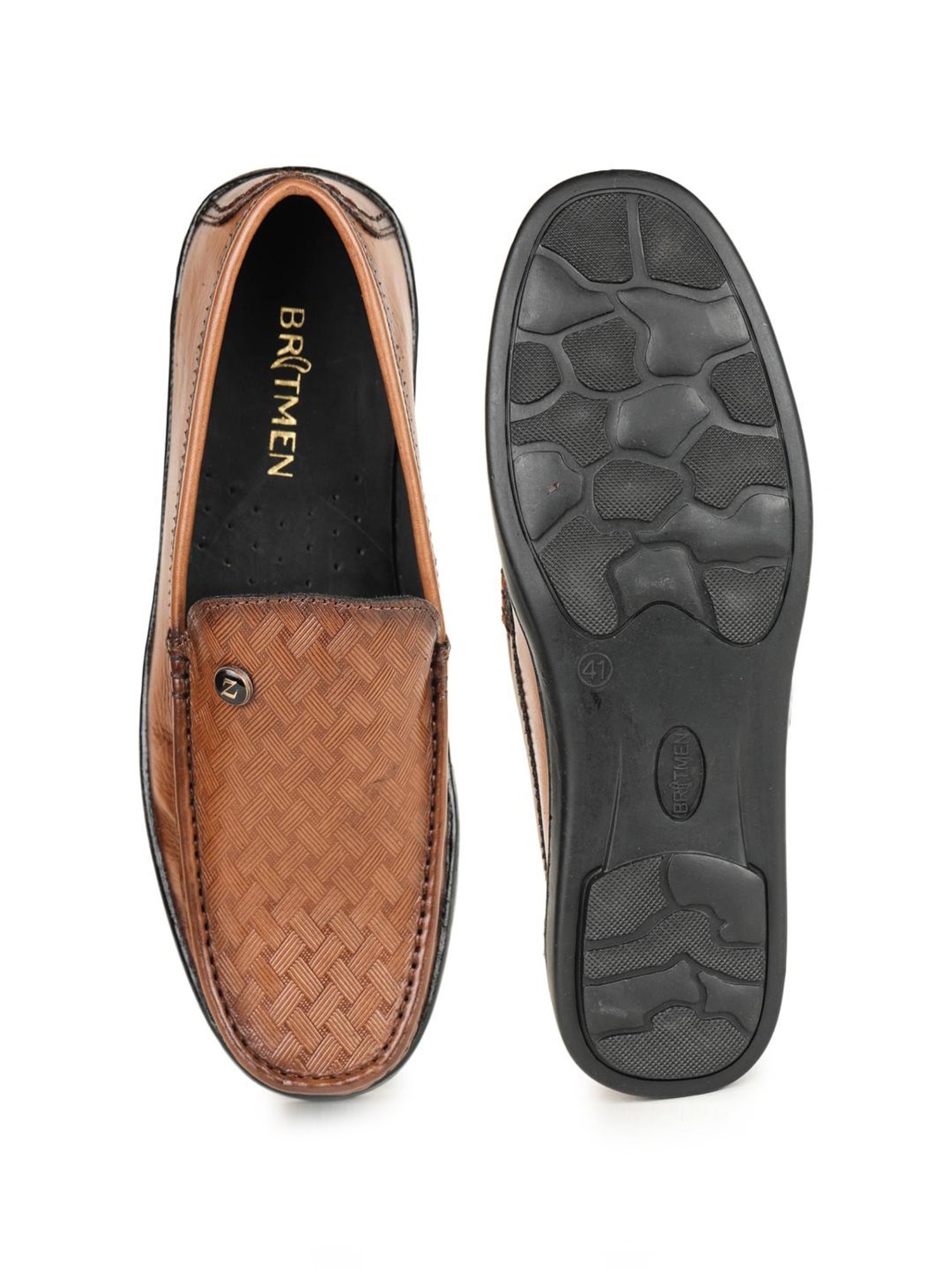 Britmen Men's Tan Casual Loafers