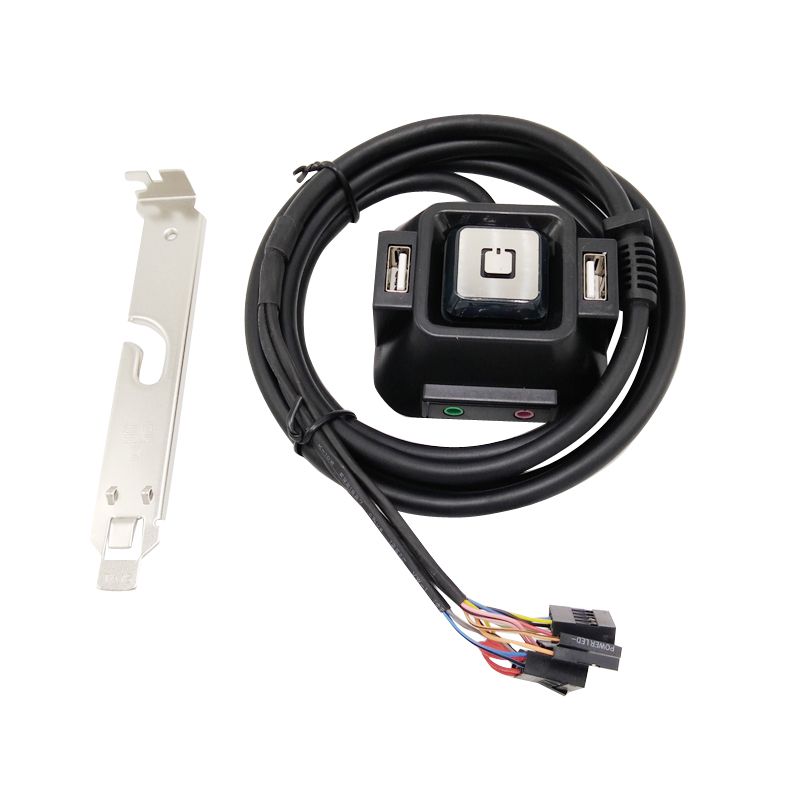 1.6m Desktop PC Computer Case Power Supply supplies on / off Reset HDD Push Button reset Switch with Cables