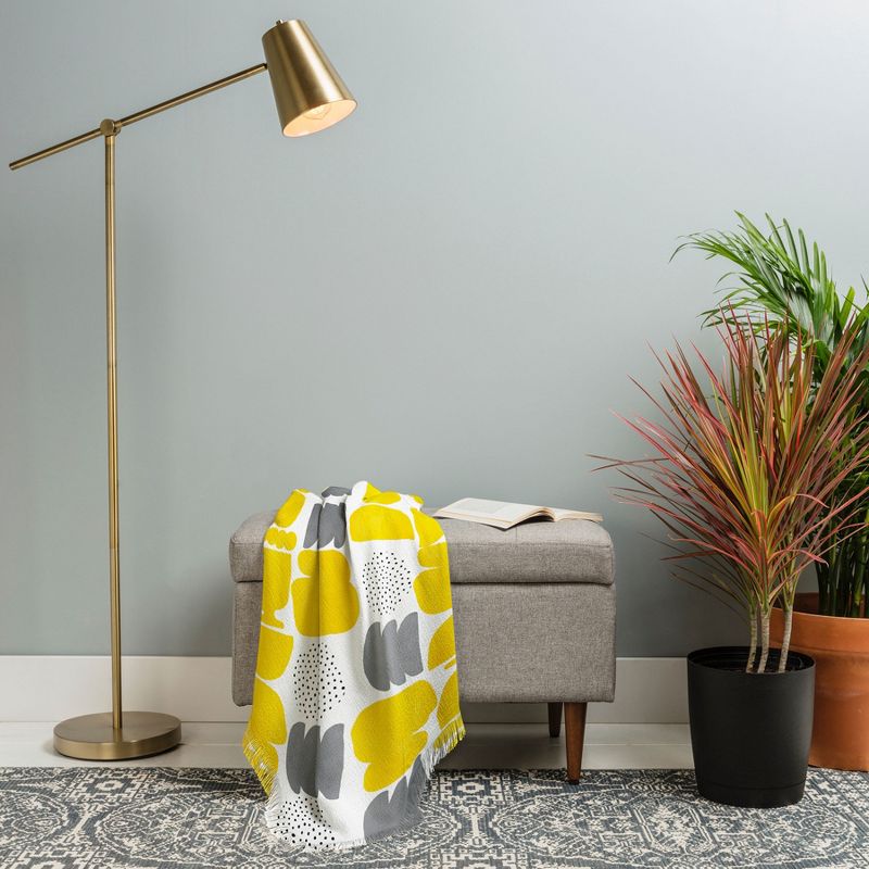 Marta Barragan Camarasa Shapes Mosaic Modern 50 Woven Throw Blanket - Deny Designs