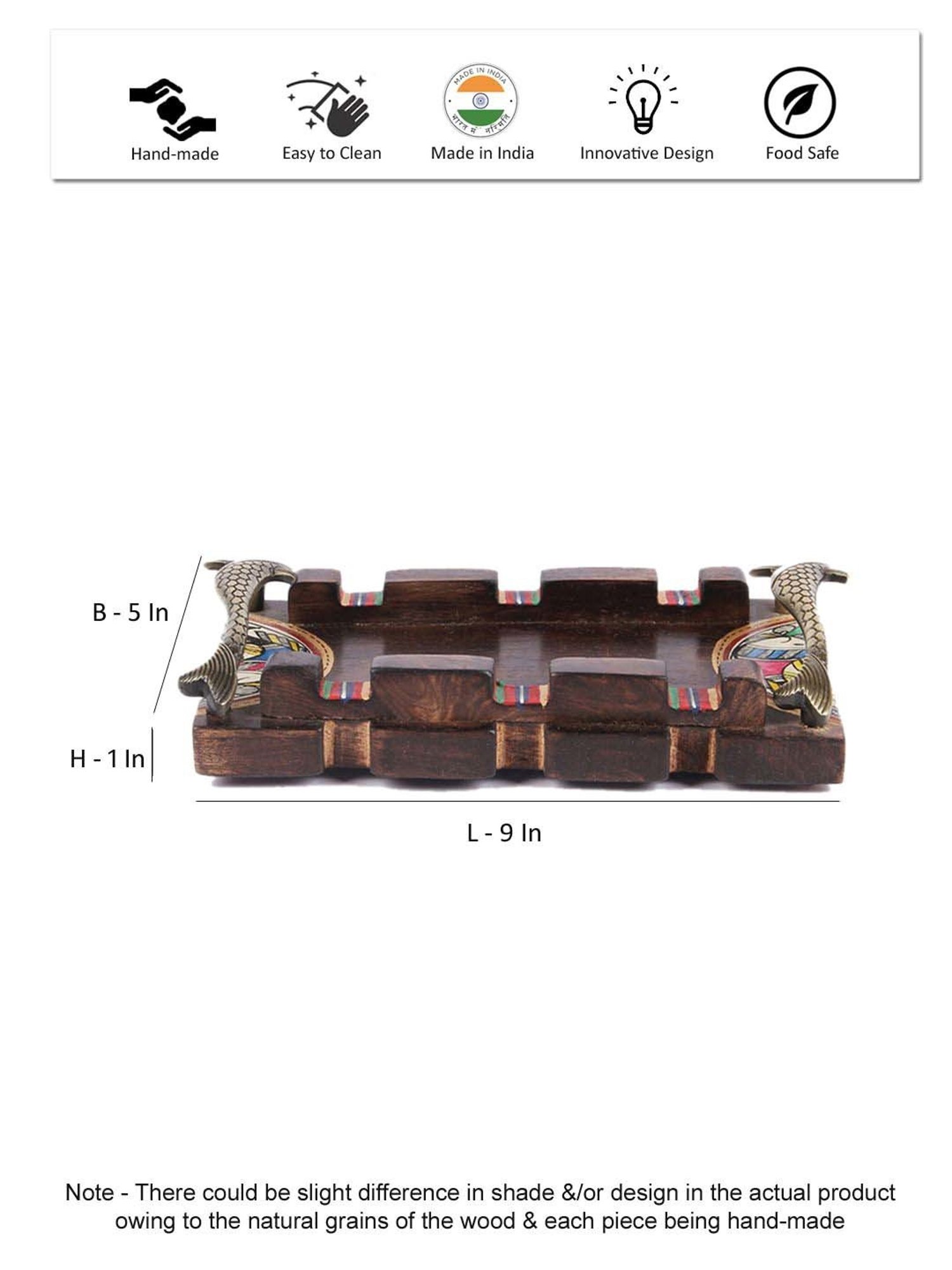 Episode Silver Plated Leaf Dish Tray - Large