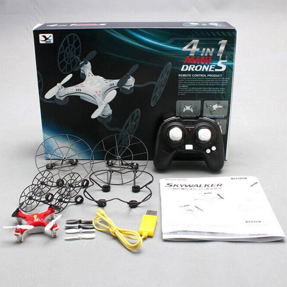 668-Q5 Remote Control Toys 4in1 4Axis RC Quadcopter Quad Copter Mini Helicopters Drone  Red