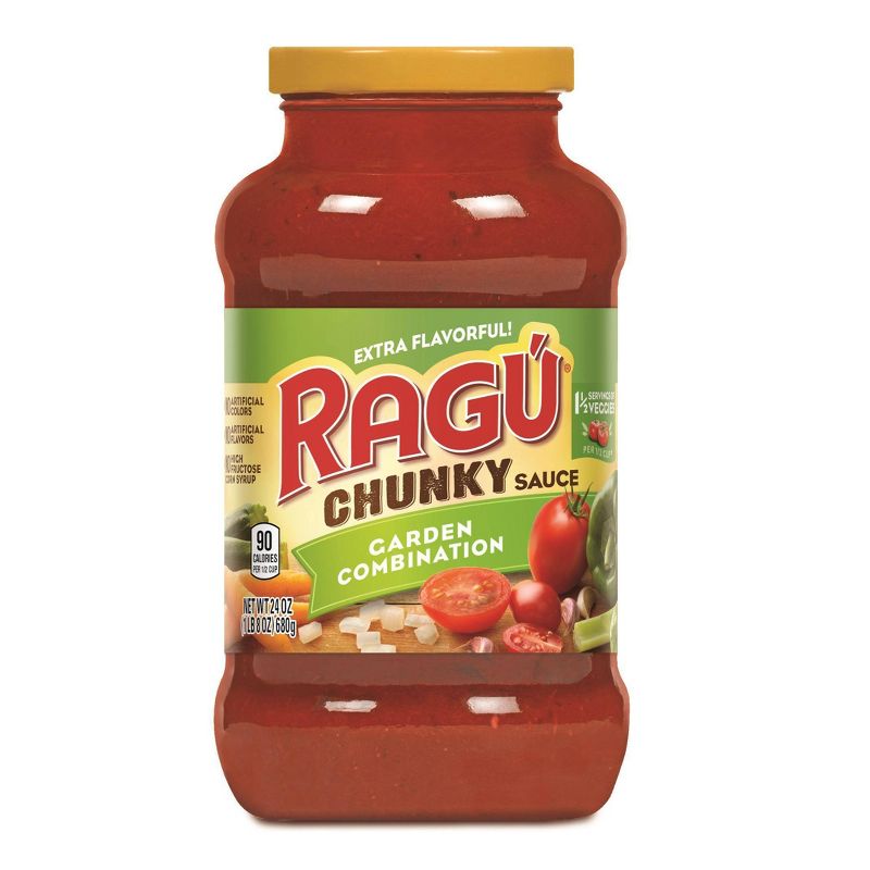 Ragu Chunky Garden Combination Pasta Sauce - 24oz