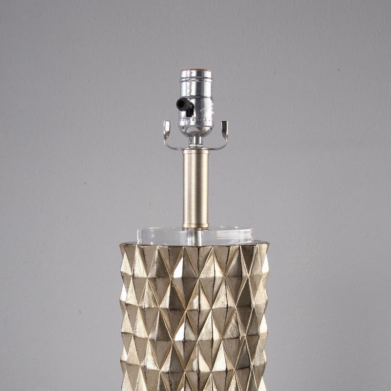 Set of 2 Connie Textu Table Lamps Gold  - Abbyson Living