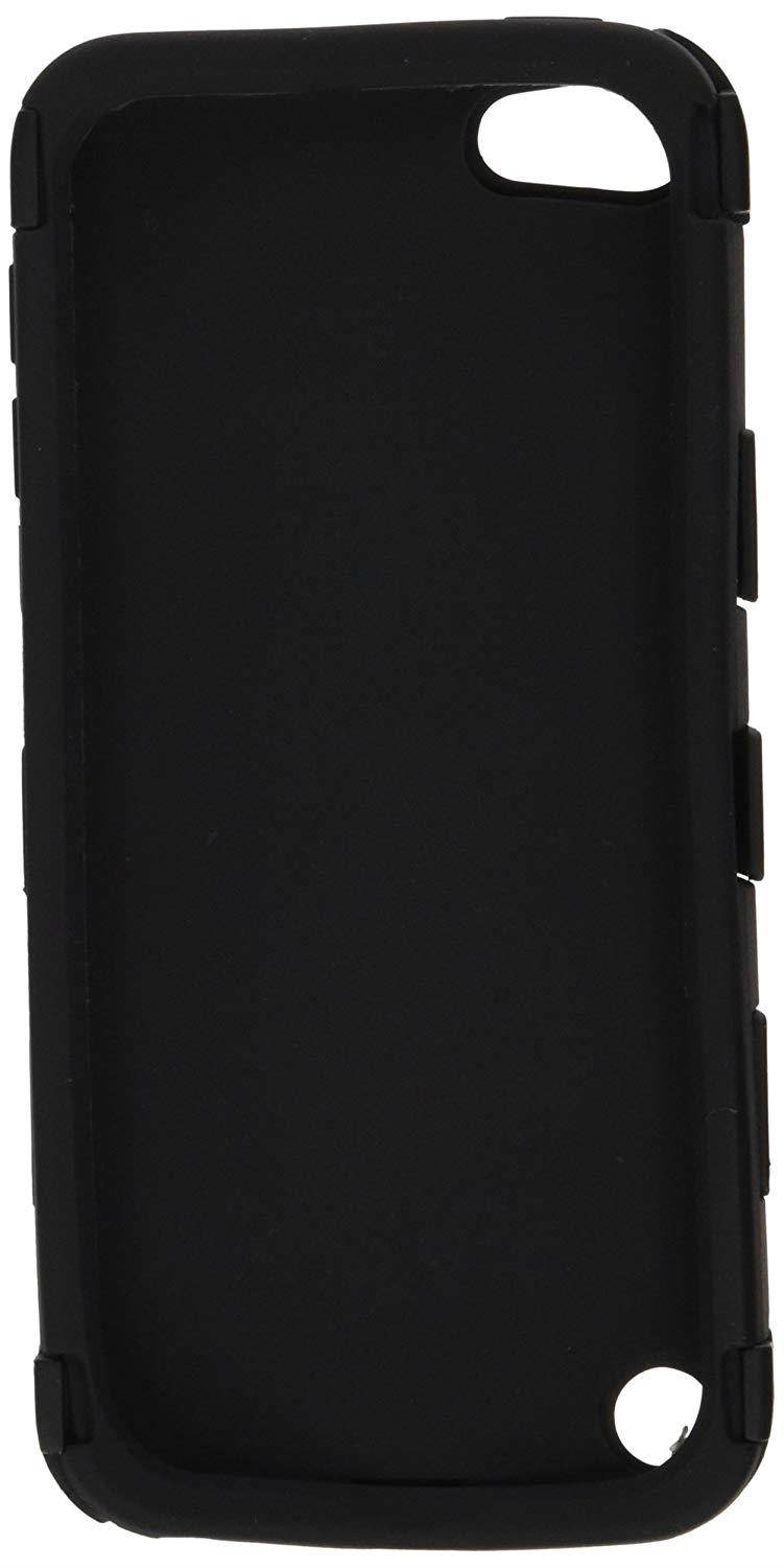 Asmyna Rubberized Black Ribcage Protector Cover for iPod touch 5