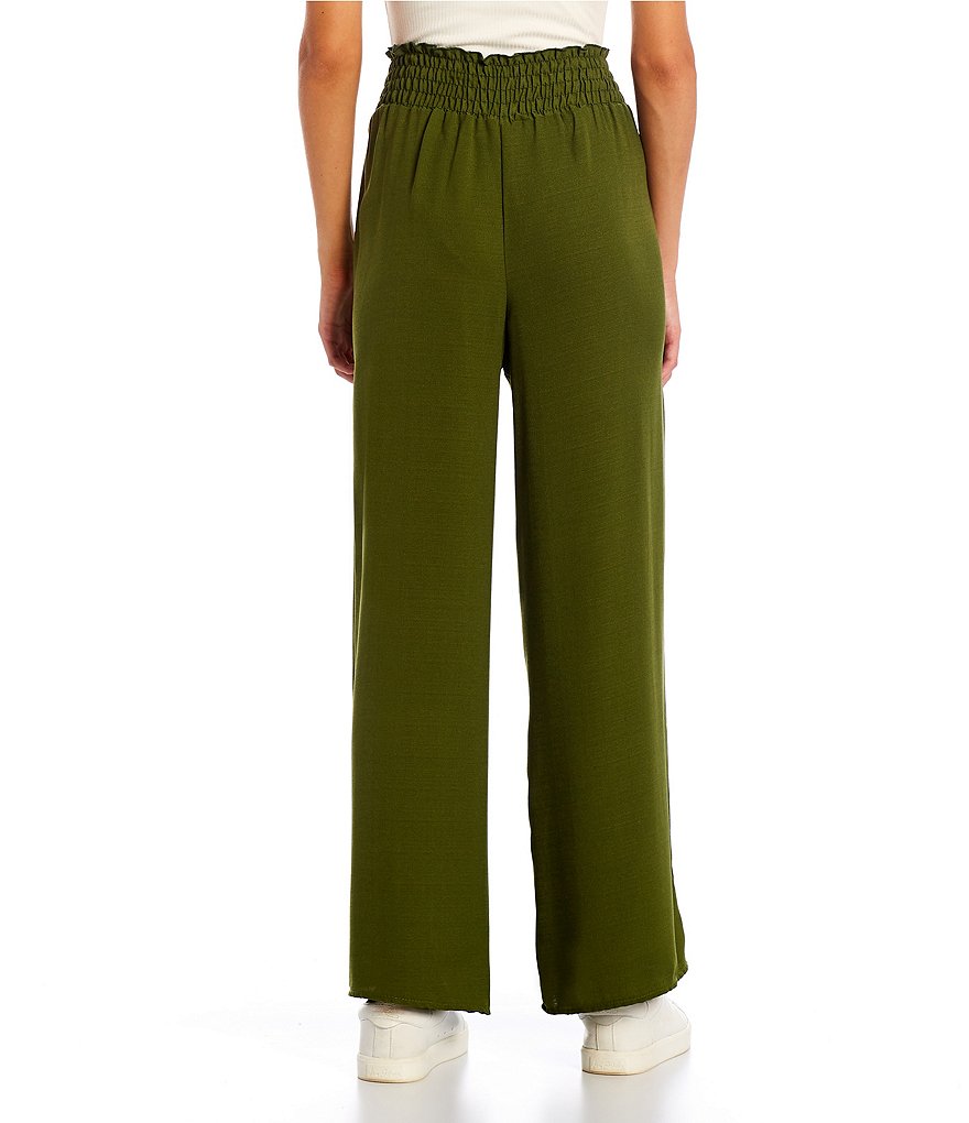 Evolutionary Elastic Waist Wide Leg Pant