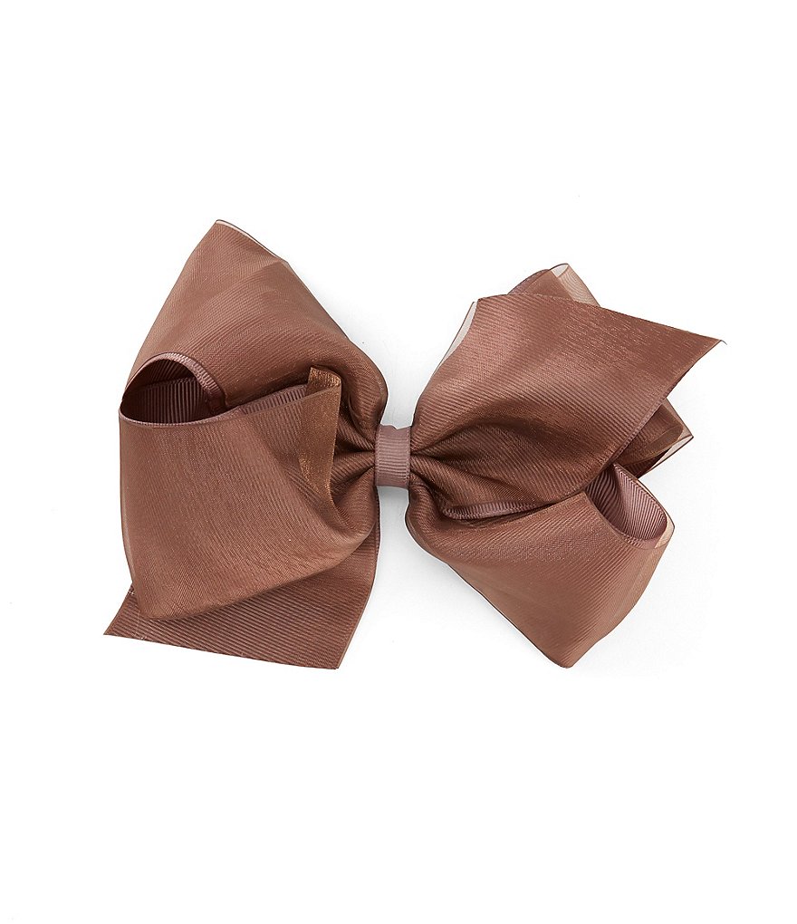 Copper Key Girls King Organza Bow
