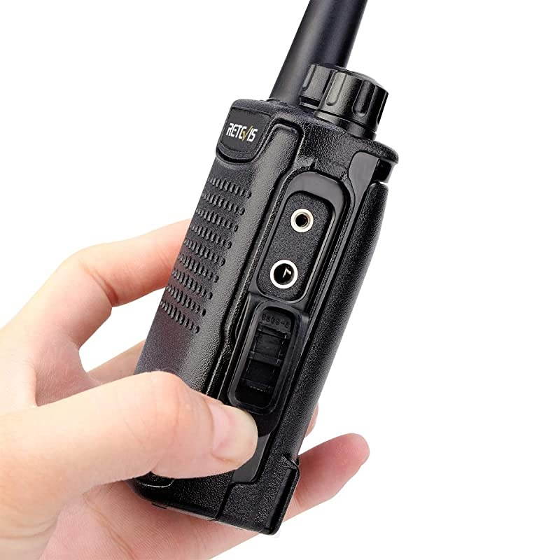 RT67 Walkie Talkies for Adults Long Range 3000mAh Rechargeable VOX Business Small Two Way Radio with LED Flashlight3 Pack