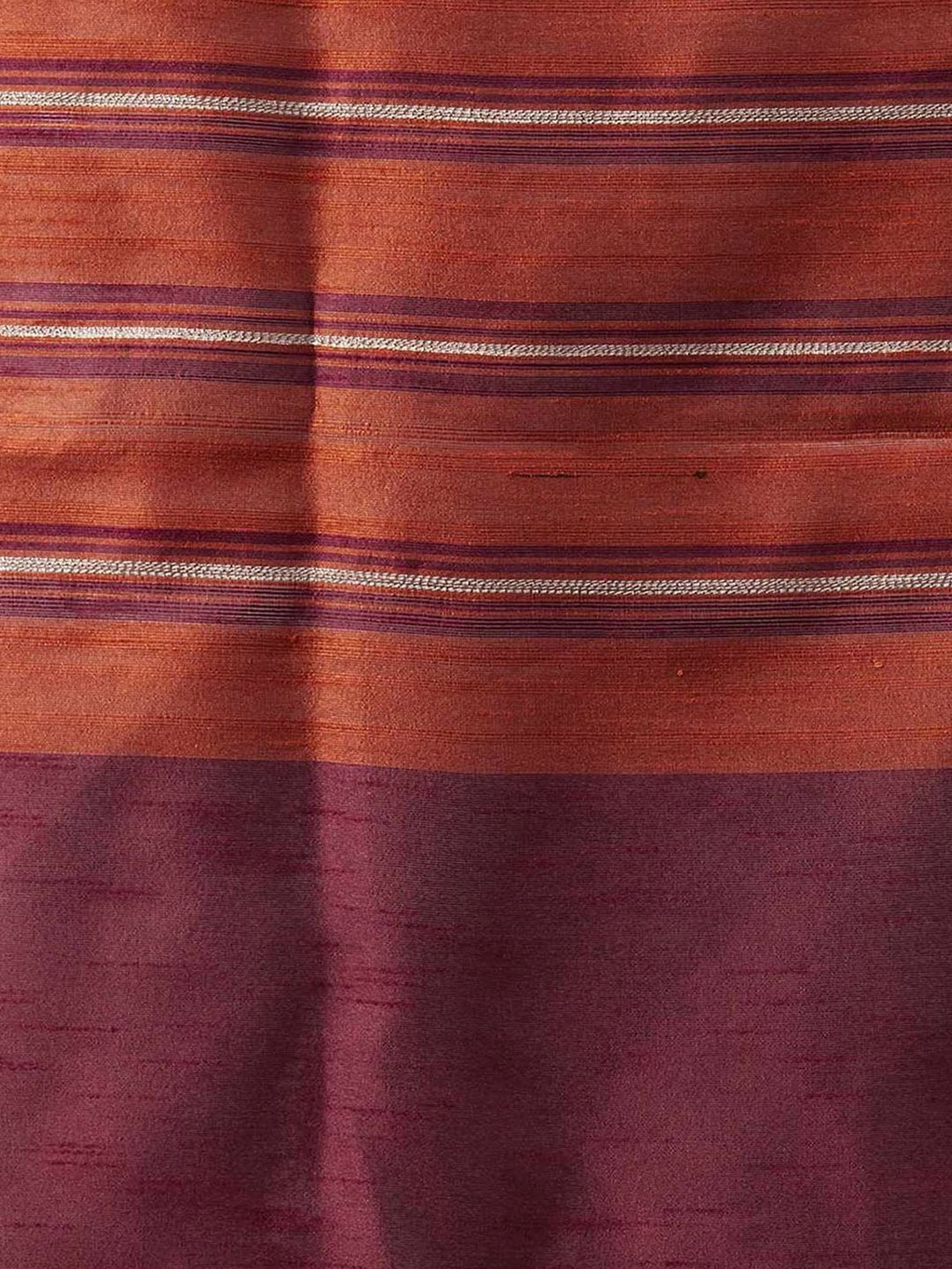 Indo Era Yellow & Purple Woven Pattern Dupatta