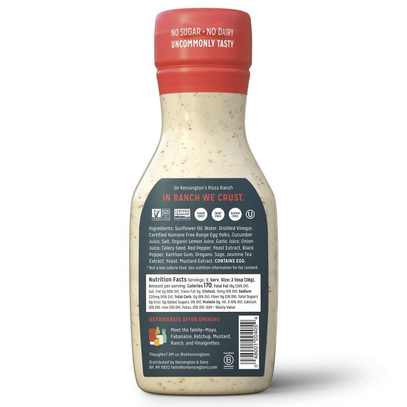 Sir Kensington's Pizza Ranch - 9fl oz