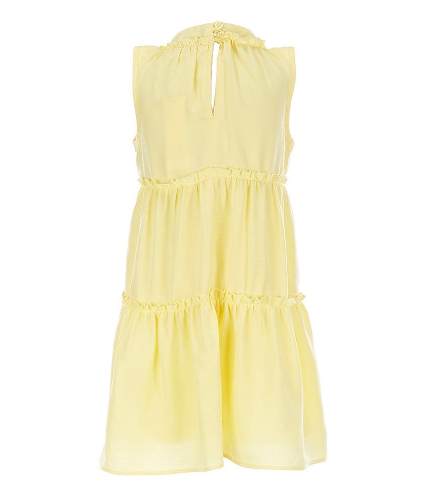 GB GB Girls Little Girls 2T-6X Floral Tiered A-Line Dress