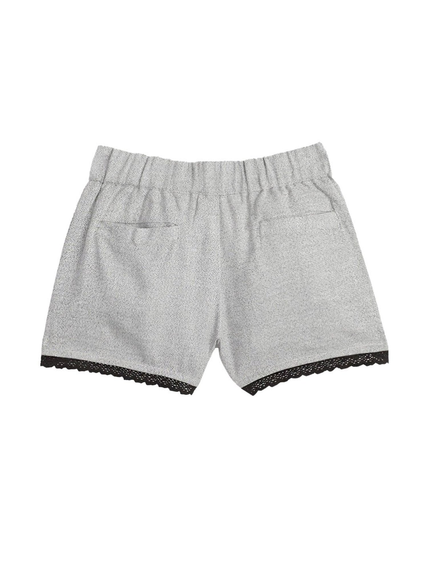 United Colors of Benetton Kids White Solid Shorts
