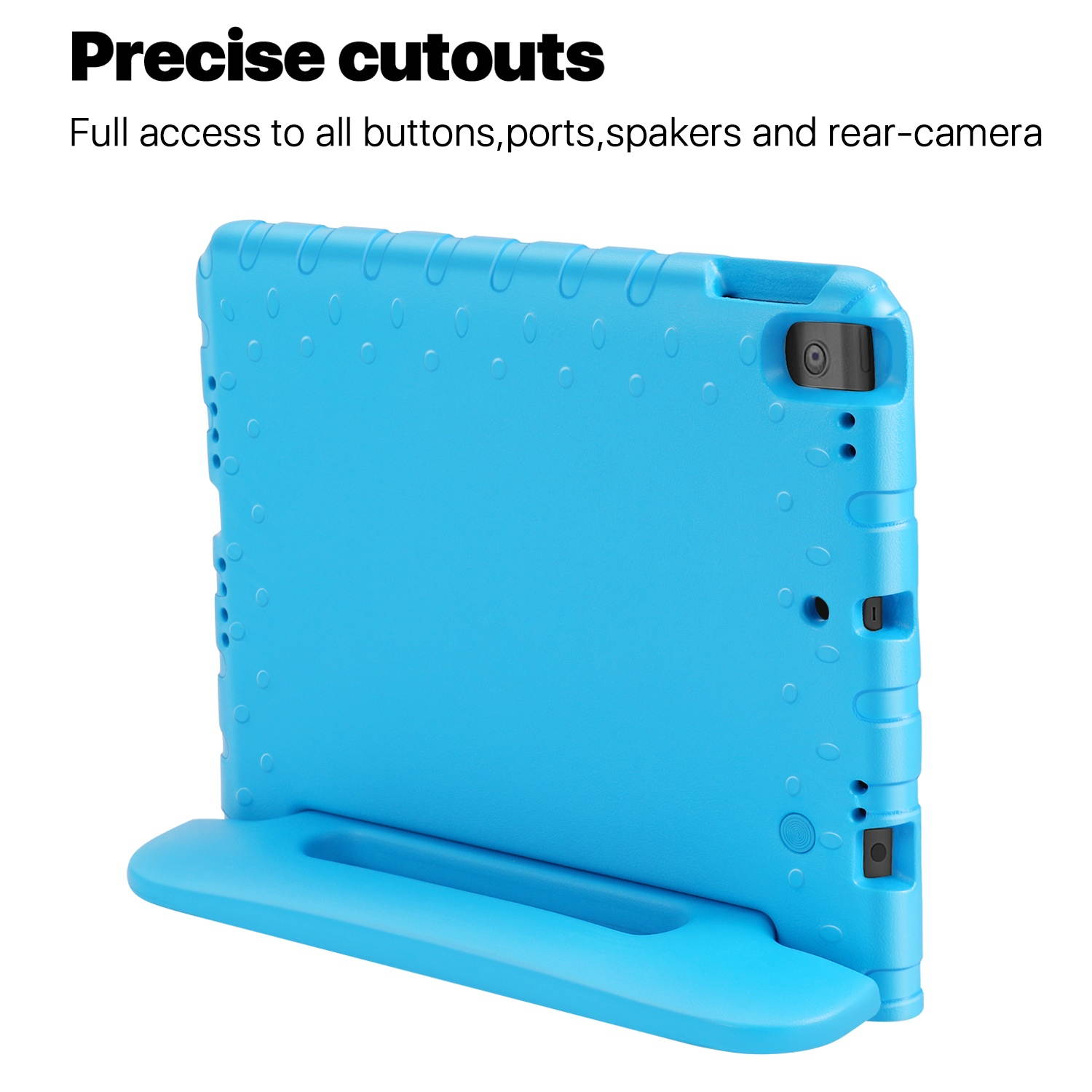 iPad Case 8th Gen 2020 / iPad 7th Generation 10.2" 2019, ShockProof Convertible Handle EVA Kids Friendly Protective Stand Cover Fit for iPad Air 3 10.5" 2019 / iPad Pro 10.5 inch 2019 - Blue