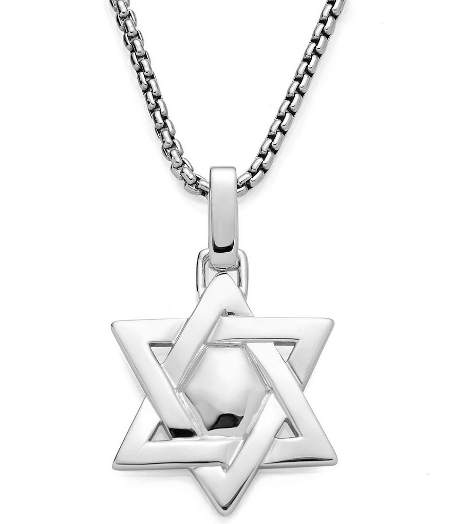 Nambe Men's Star Of David Pendant