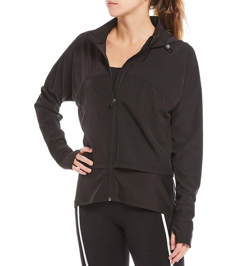 Antonio Melani Motivate Zip Front Overlay Track Jacket