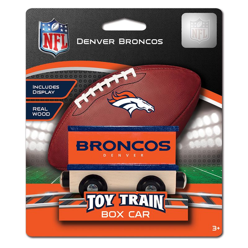 MasterPieces NFL Denver Broncos Wood Train Box Car