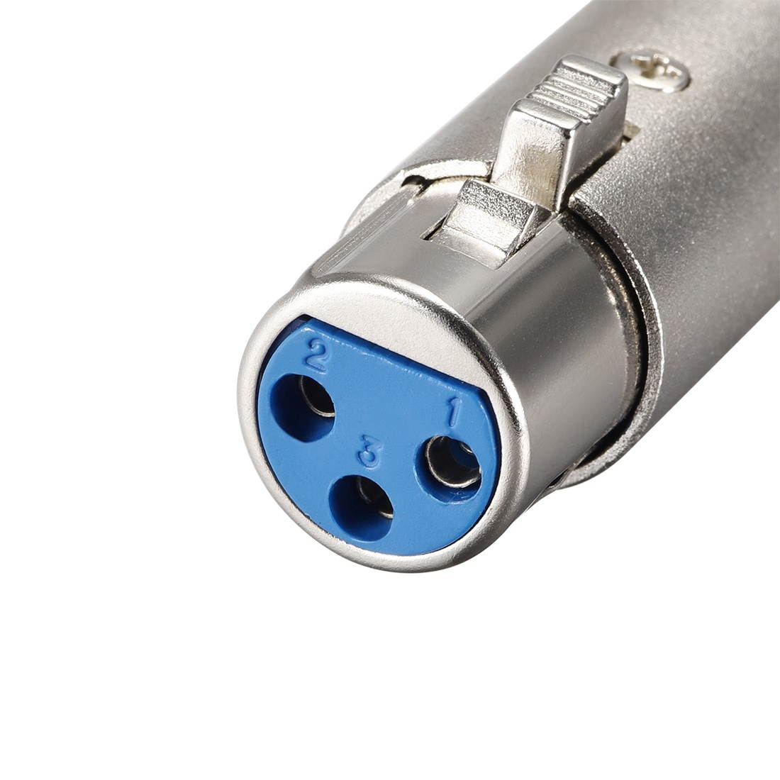 XLR Female to 1/4" Male TRS Adapter,Gender Changer - XLR-F to 6.35mm Stereo Coupler Adapters,Stereo Plug In Balanced Audio Connector,Mic Plug 3pcs