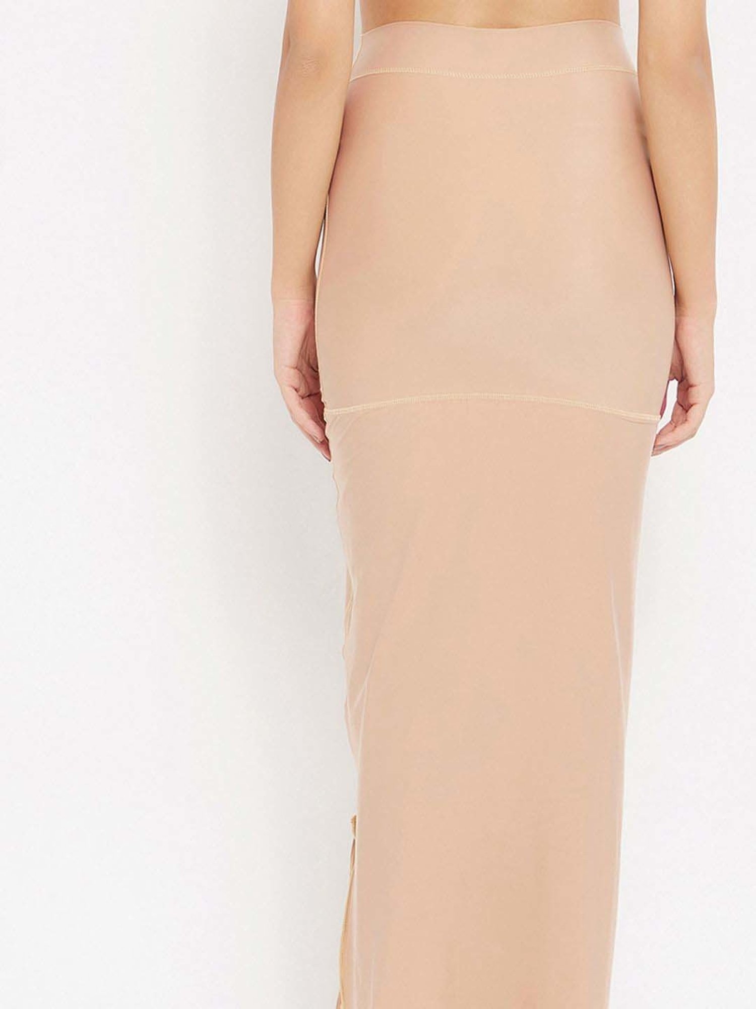 Secrets By ZeroKaata Assorted Plain Saree Shapewear - Pack Of 2