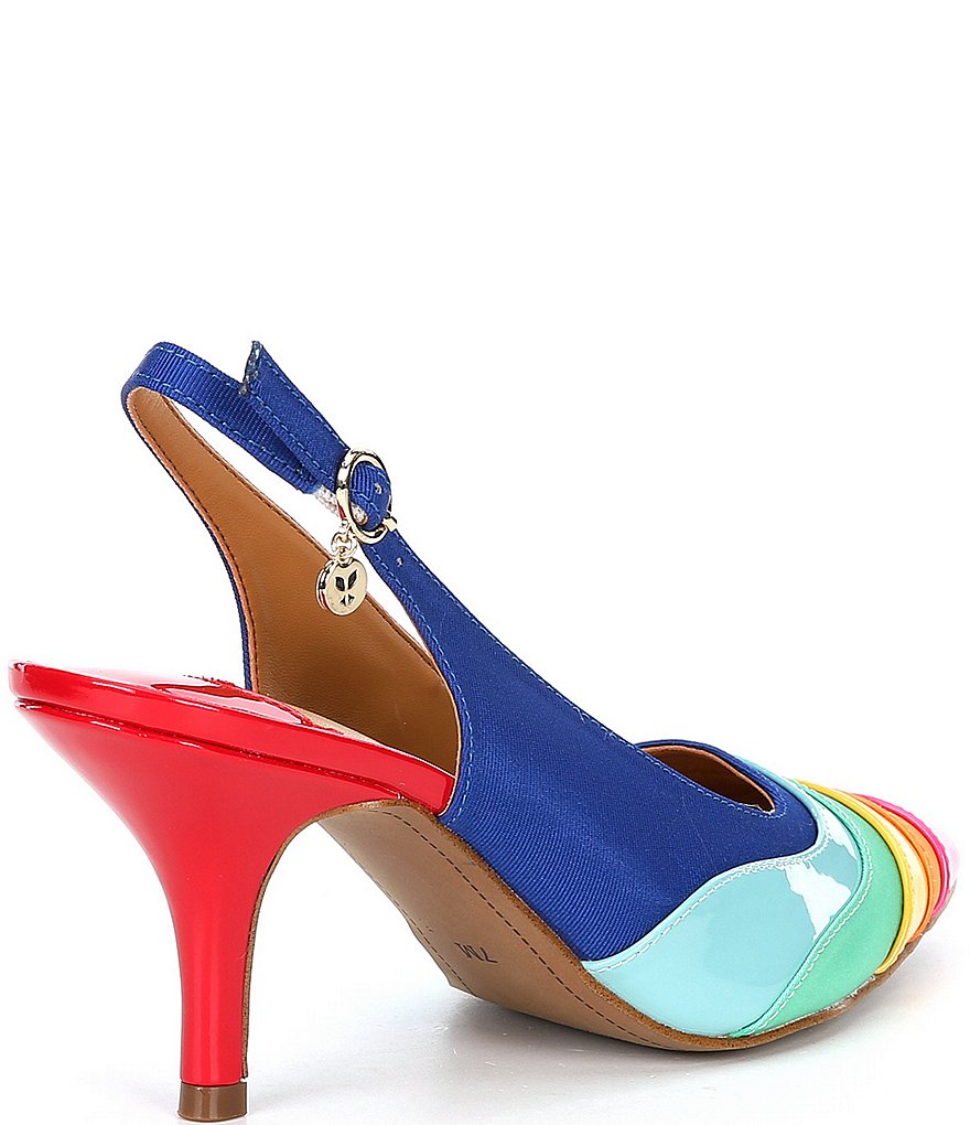 J.Renee Harra Colorblock Slingback Pumps