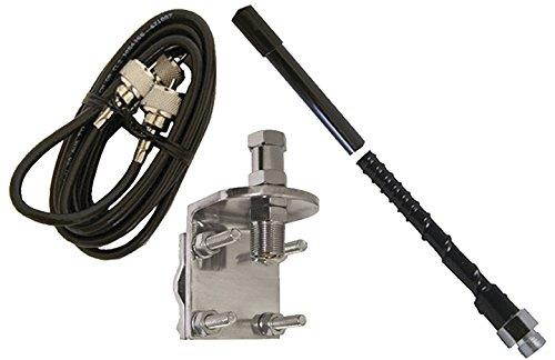 ProComm HSS995_3B 3' Single Black Fiberglass CB Antenna Kit
