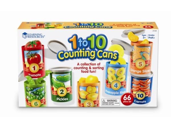 Learning Resources 1 to 10 Counting Cans