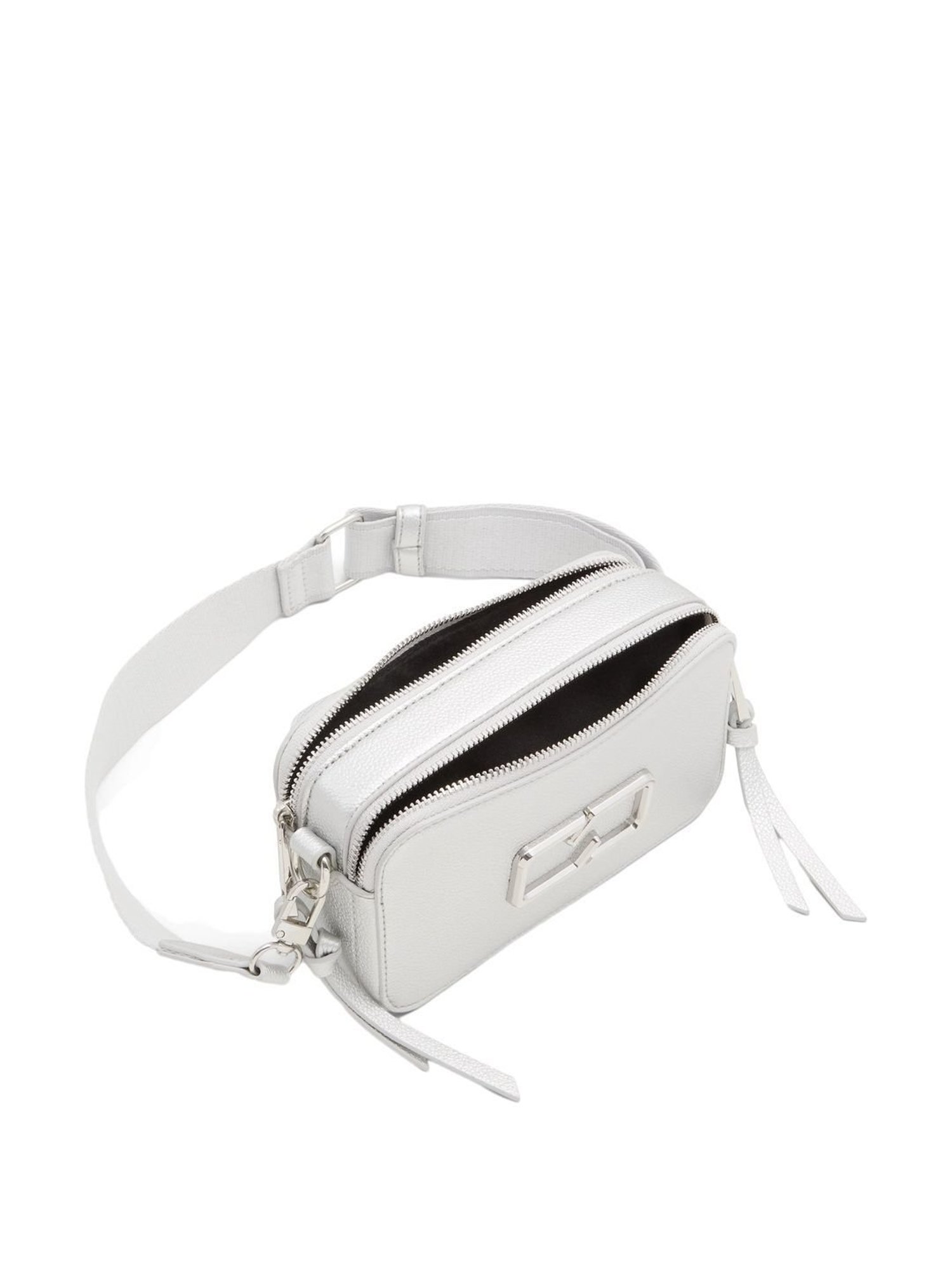 Call It Spring Silver Solid Small Sling Handbag