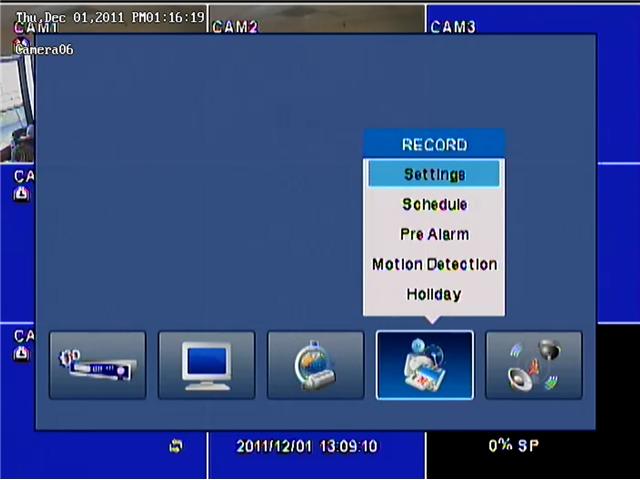 48 channel 1440 FPS CIF  Standalone Security DVR 4.5TB Surveillance CCTV System