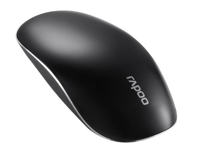 Rapoo T8 5G Ultra-Thin Ergonomic Programmable Smart Multiple Touch Control Wireless Laser Mouse for Laptops Desktops and PC