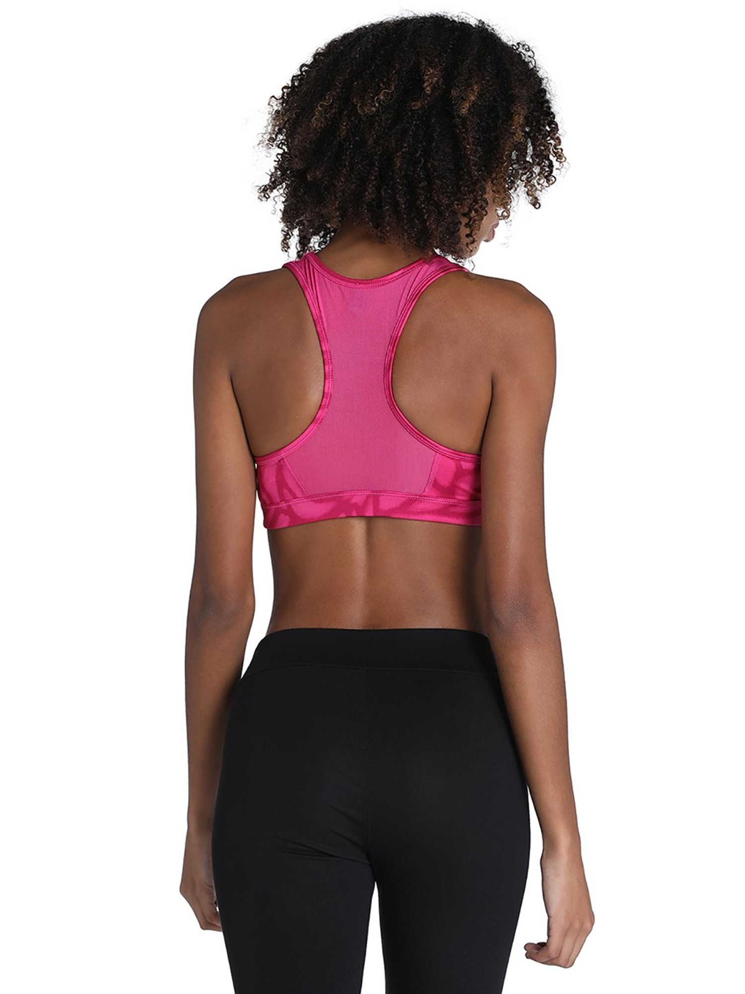 Puma Pink Animal Print Training Sports Bra