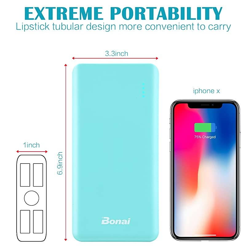 Portable Charger 30000mAh, (Huge Capacity)(Flashlight)(Outdoor) 5.6A Output External Battery Pack, 4A Input High-Speed Charging Technology, Power Bank Compatible with iPhone iPad Samsung-Black