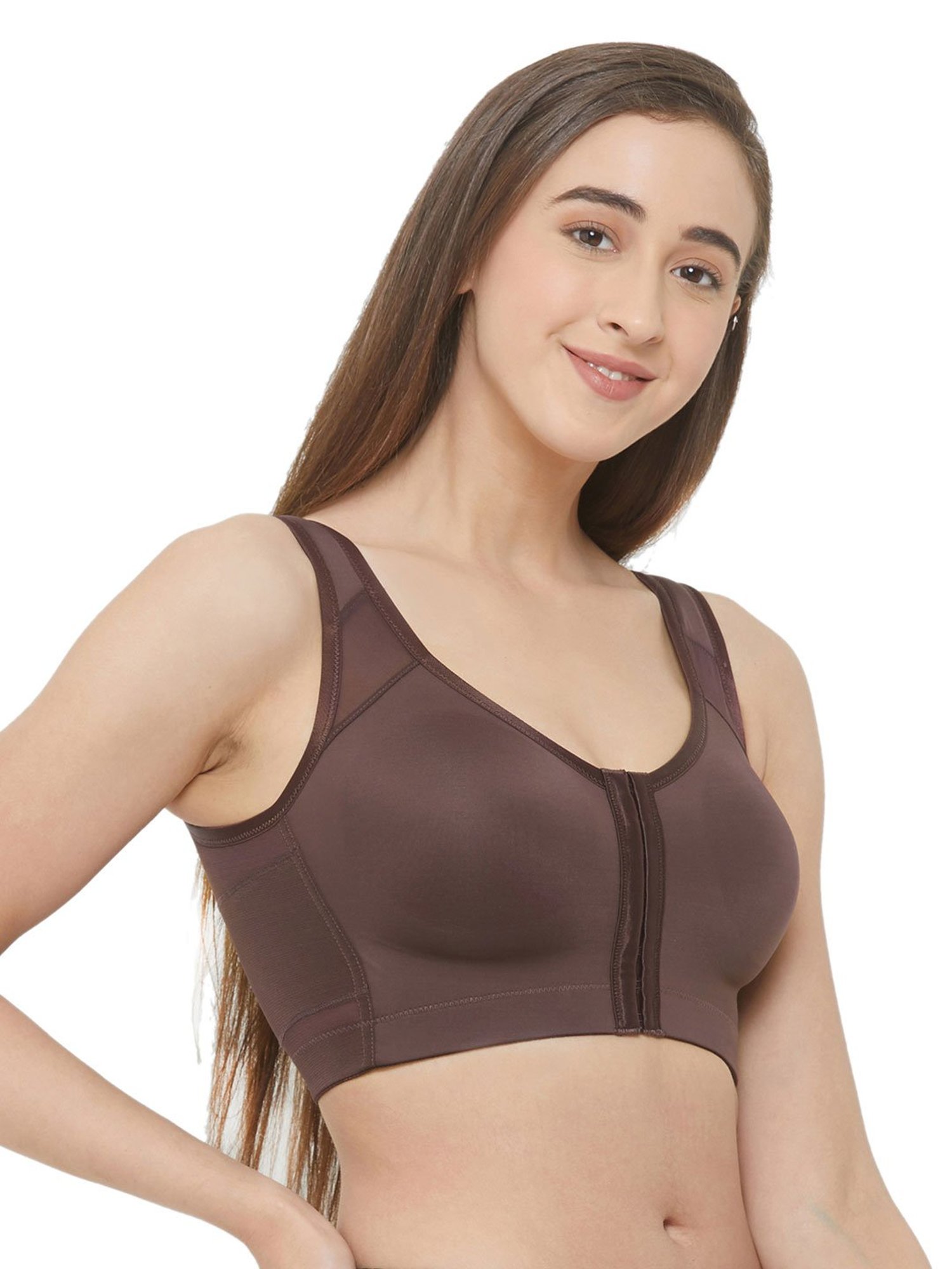 Soie Brown Non Wired Non Padded T-Shirt Bra
