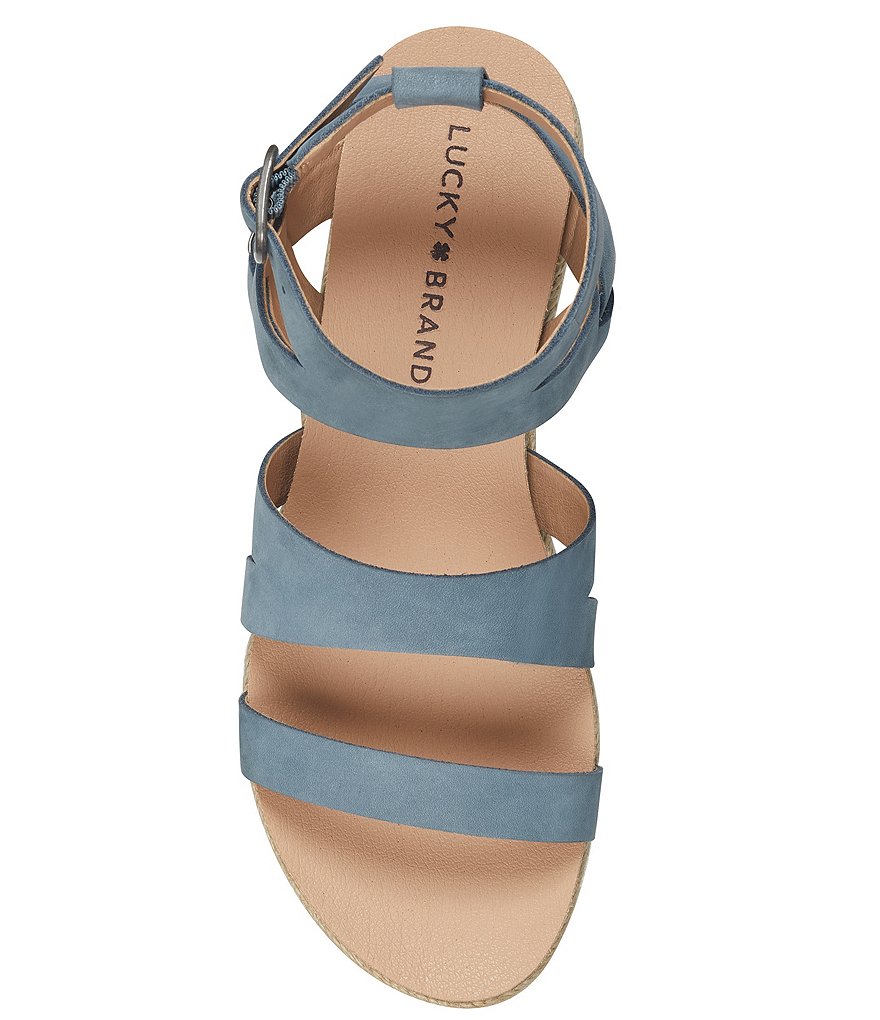 Lucky Brand Glaina Nubuck Espadrille Sandals