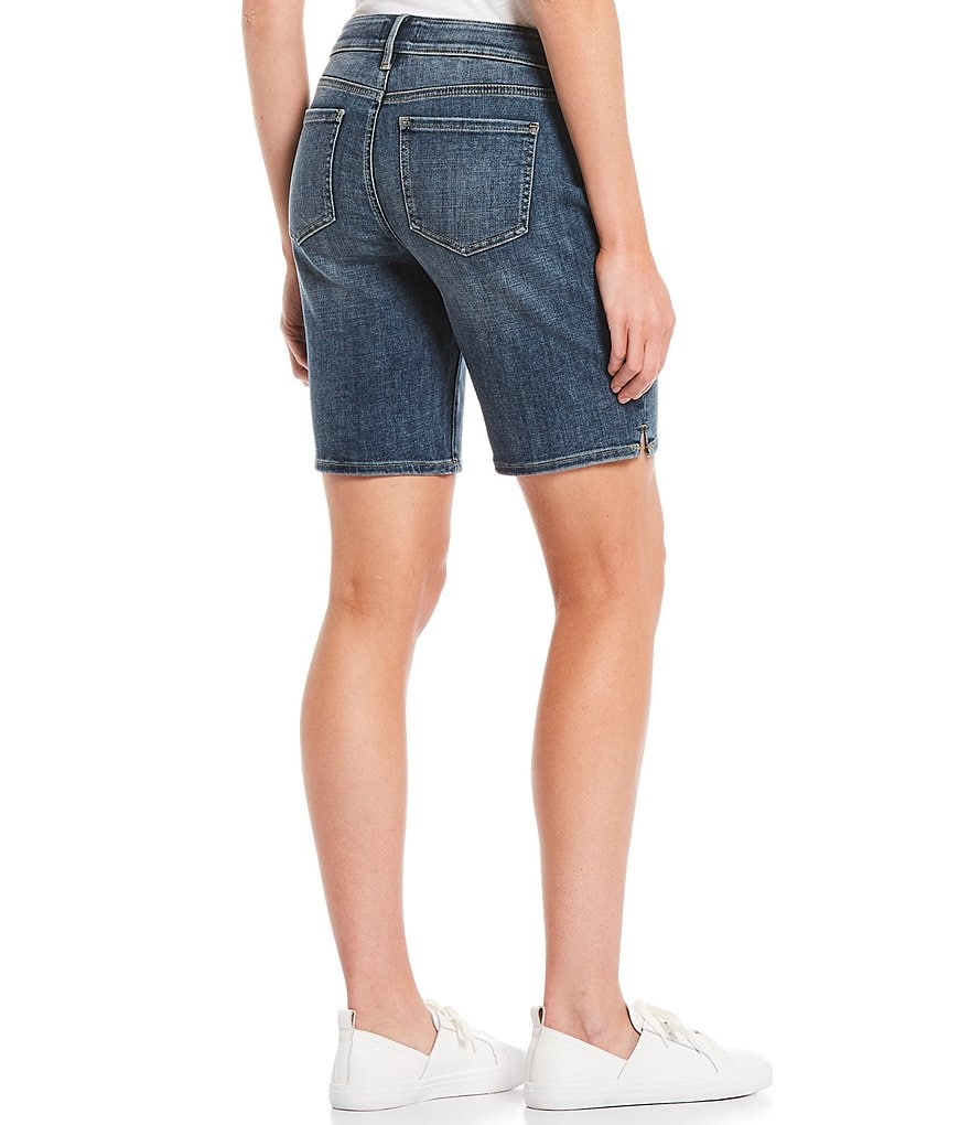 Allison Daley Petite Size True Navy Pull On Bermuda Shorts