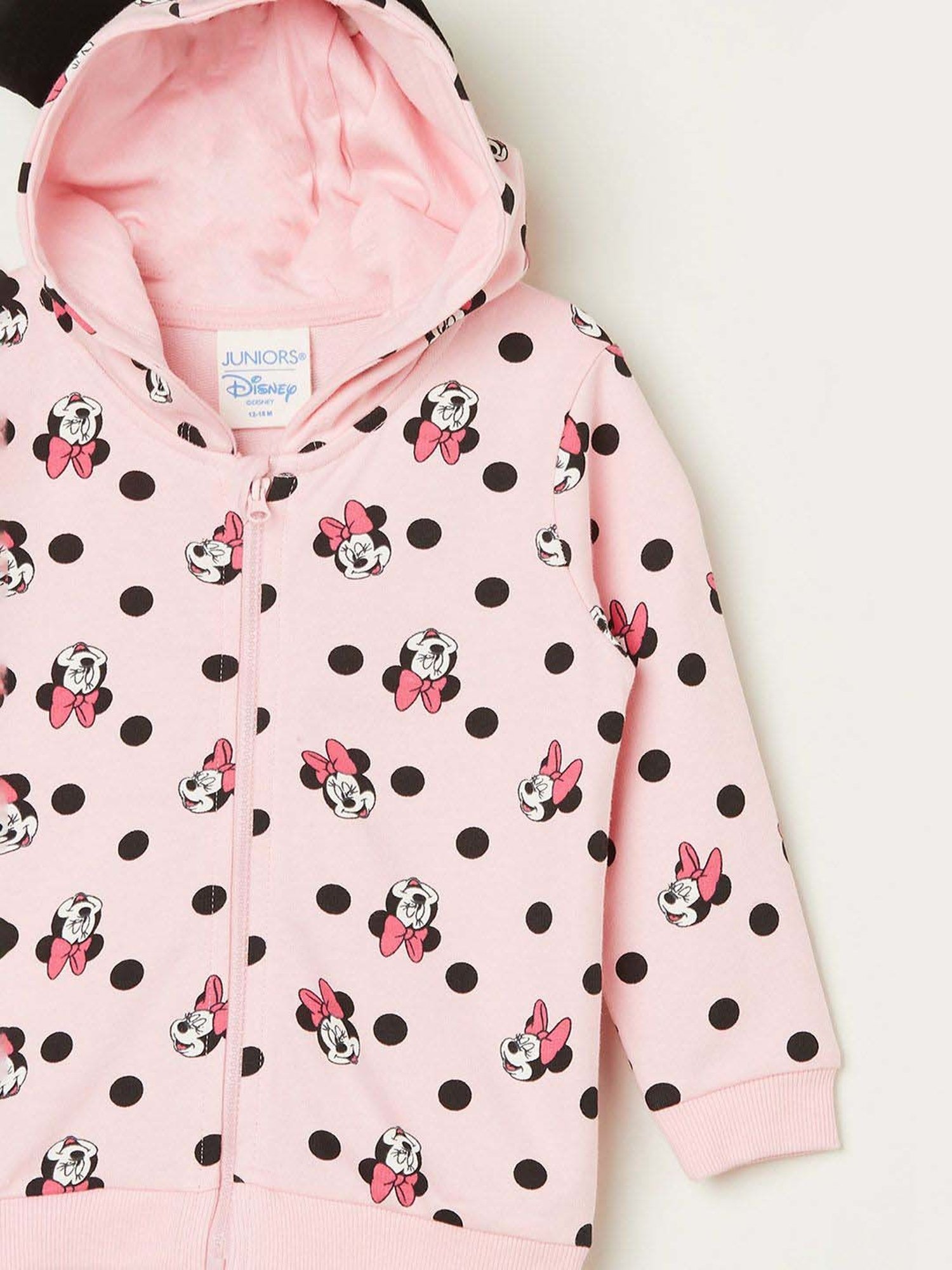 Nino Bambino Kids Red & Pink Printed Full Sleeves Jacket