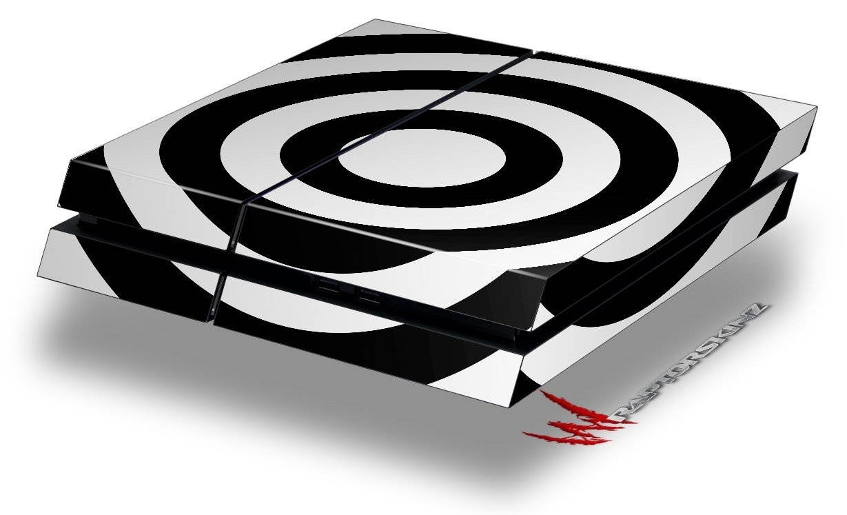 Bullseye Black and White - Decal Style Skin fits original PS4 Gaming Console