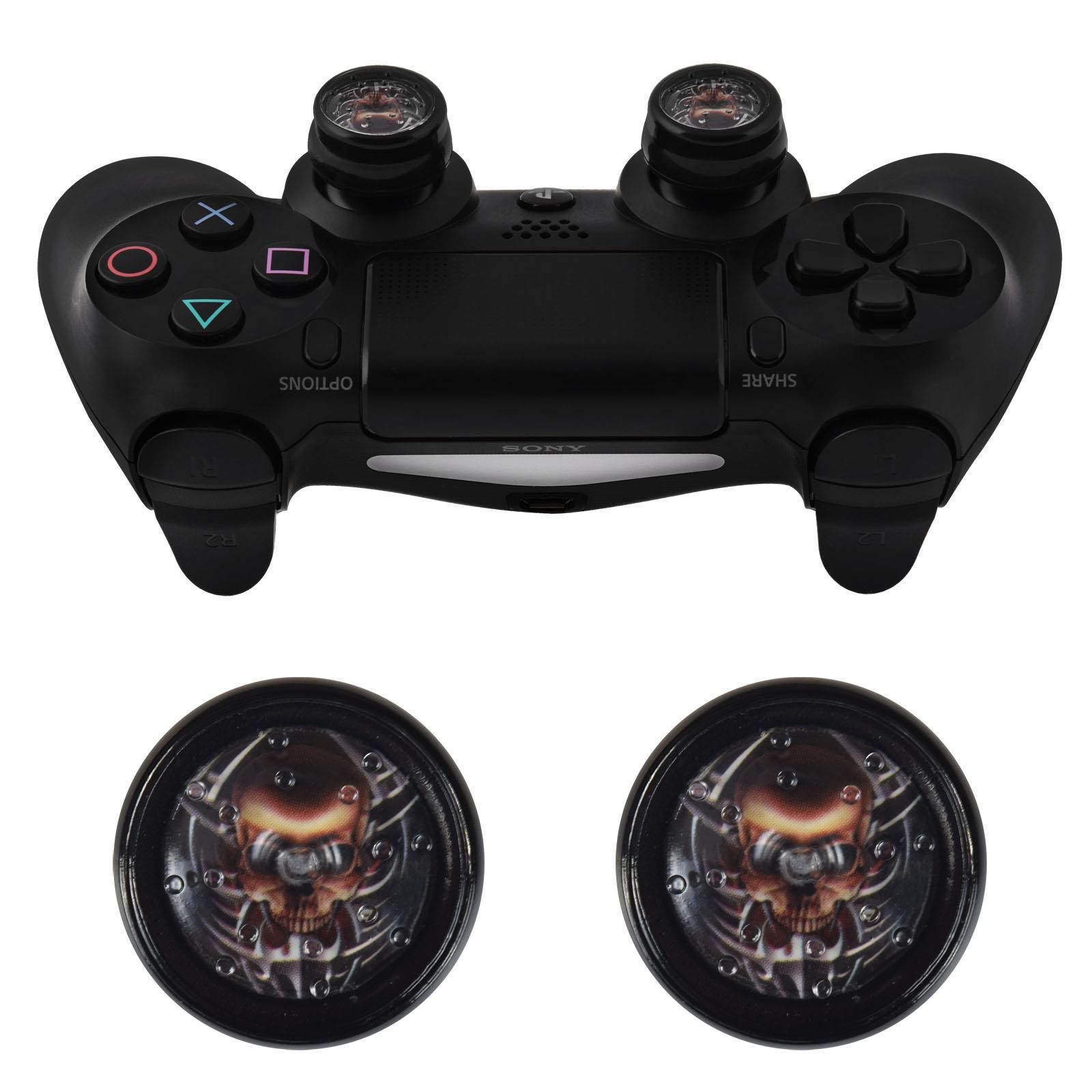 Jelly ProCap for PS4 Dualshock 4 Controller Analog Thumb Stick Grip Skull Head