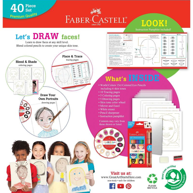 Faber-Castell World Colors How to Draw Faces