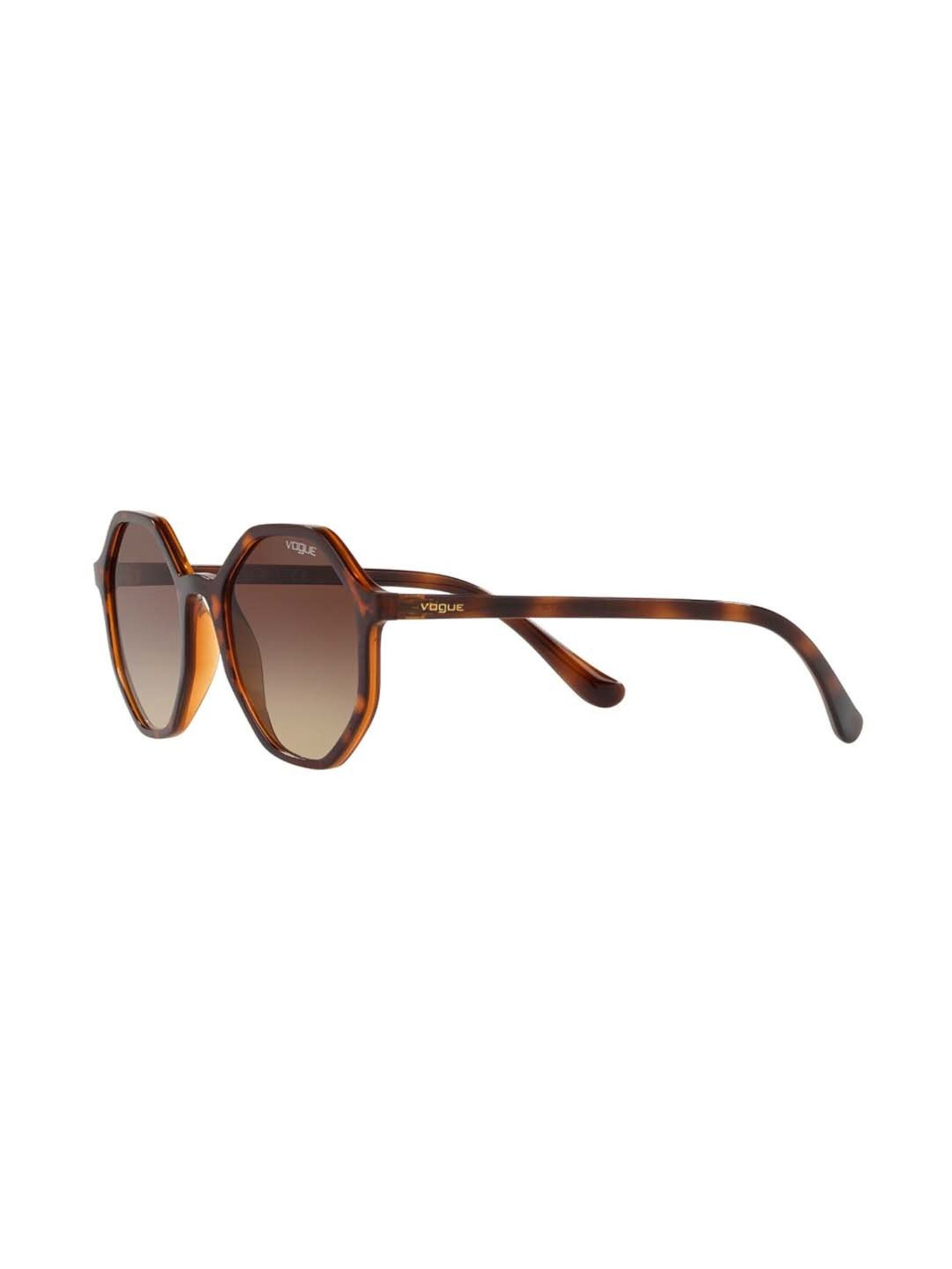 VOGUE EYEWEAR Women Gradient Brown Lens Irregular Sunglasses - 0VO5222S23861352