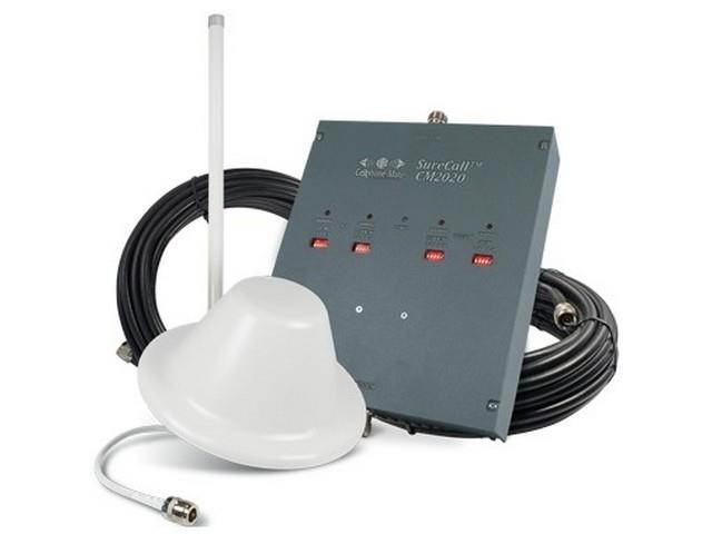 SureCall DualForce Omni/4 Dome 3G Signal Booster 25000 Ft2