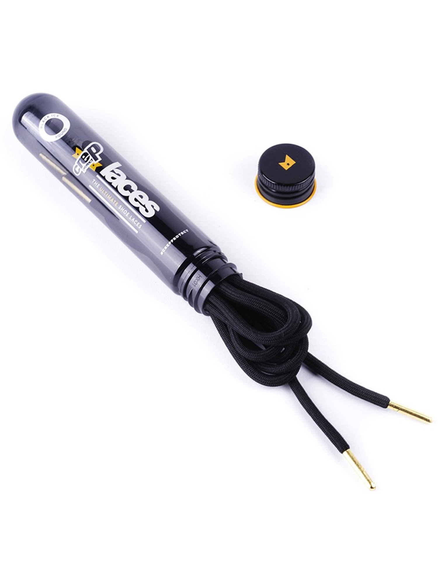 Crep Protect 135cm Round Mens Laces (Black)