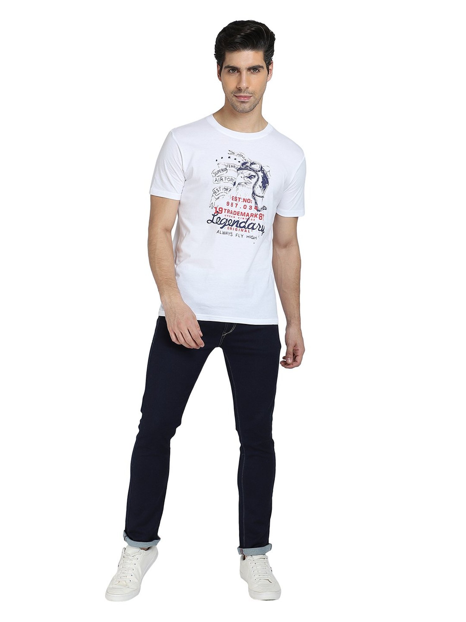 Dyca White Crew T-Shirt