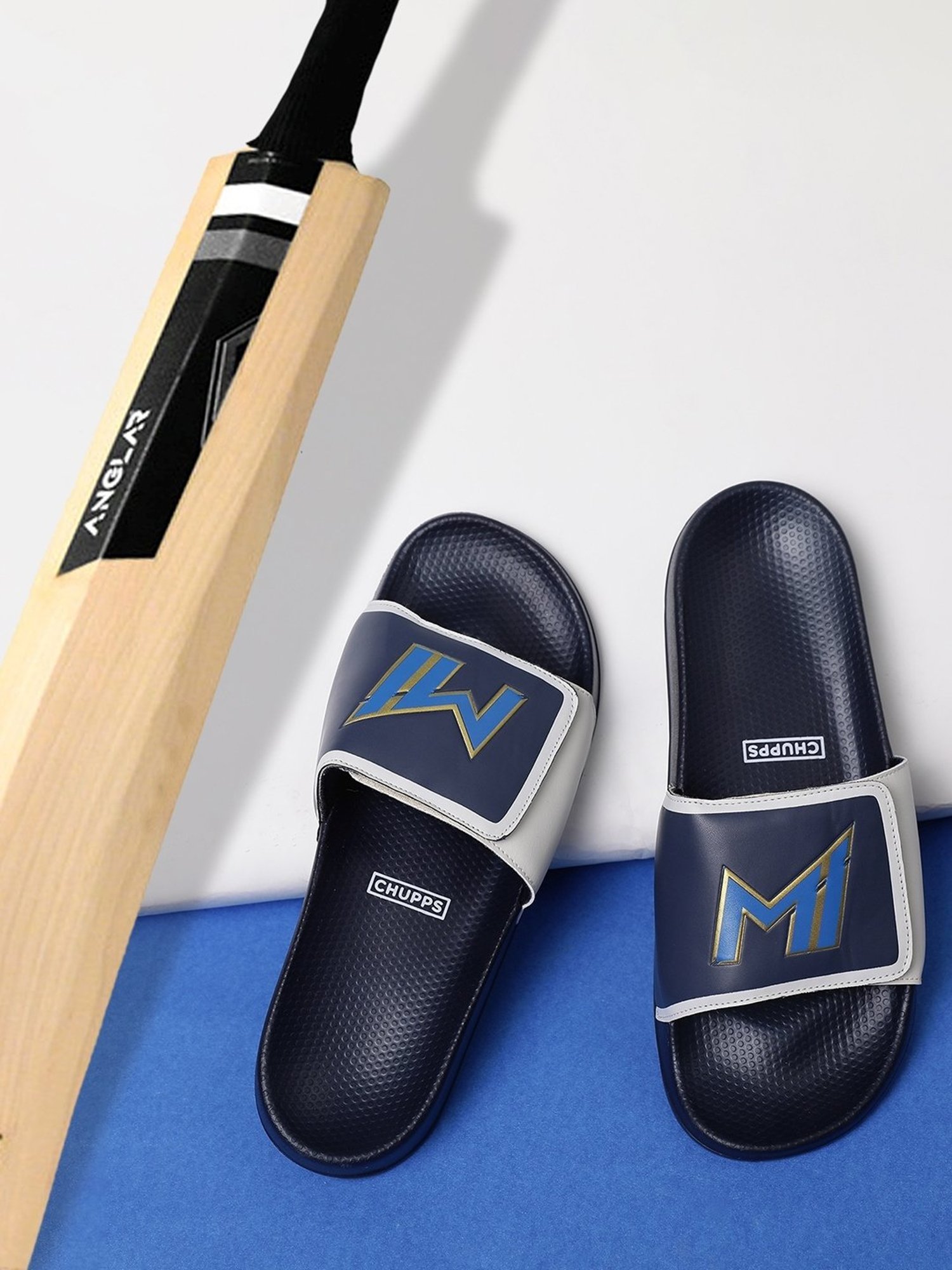 Chupps Men's MI Official Navy Slides