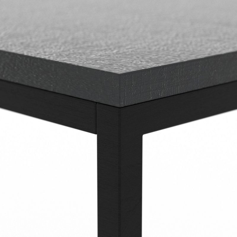 Emery Console Table with Shelf Black - RST Brands